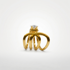 Celeste Solitaire Ring | Anti-Tarnish