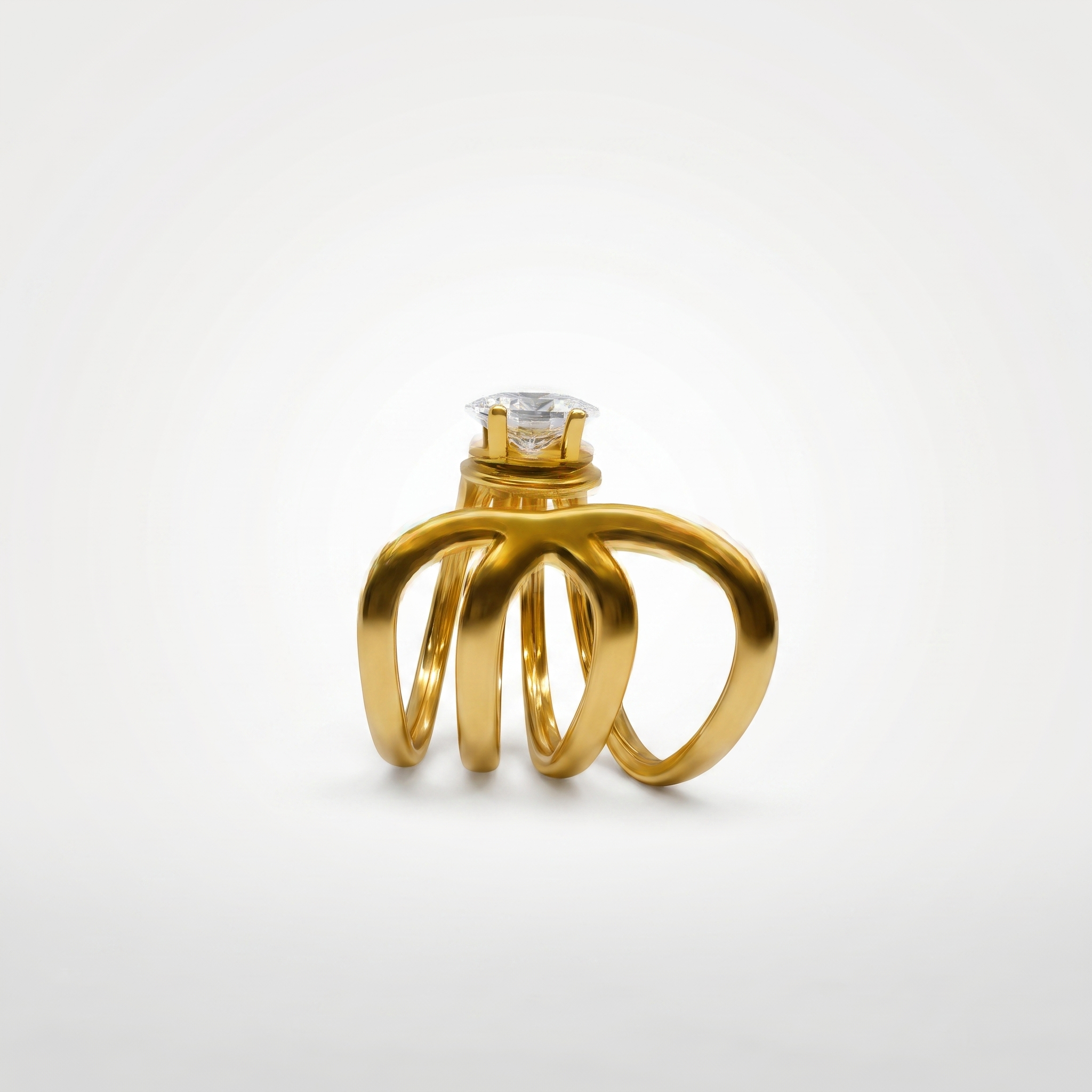 Celeste Solitaire Ring | Anti-Tarnish