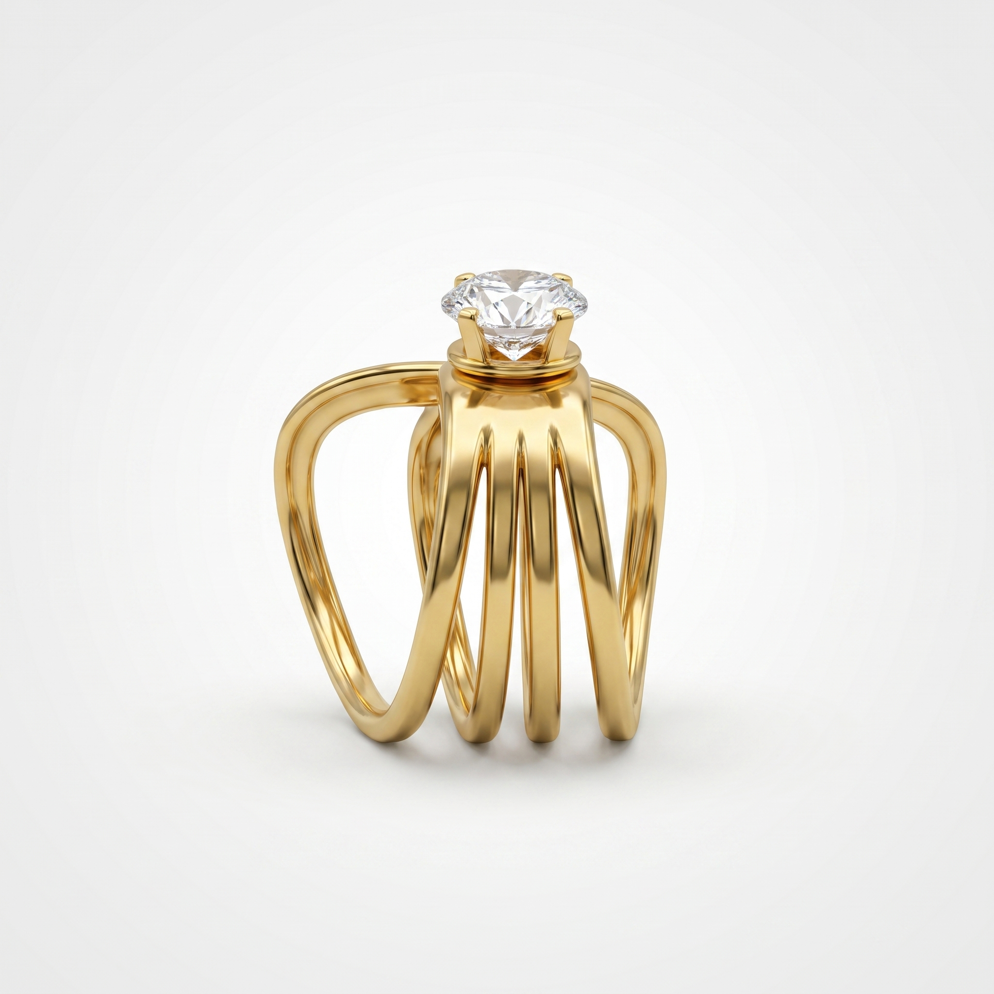 Celeste Solitaire Ring | Anti-Tarnish