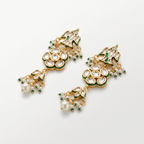 Noor Kundan Pearl Drop Earrings
