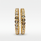 Celestial Halo Moissanite Bangles
