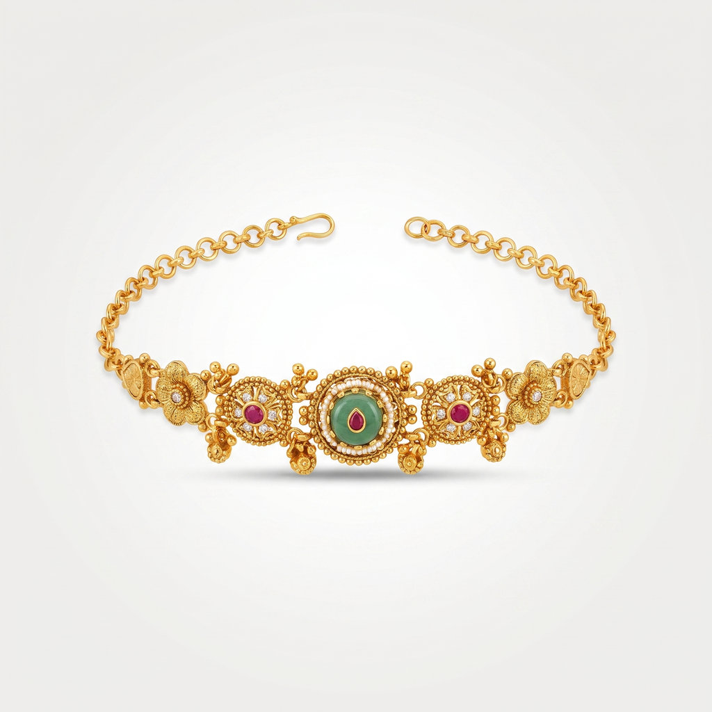 Rajwada Meenakari Heritage Bracelet