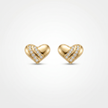 Amour Spark Heart Stud Earrings | Anti-Tarnish