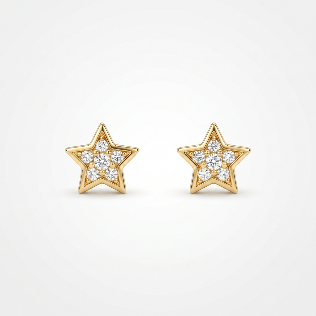 Starlight Spark Stud Earrings |  Anti-Tarnish