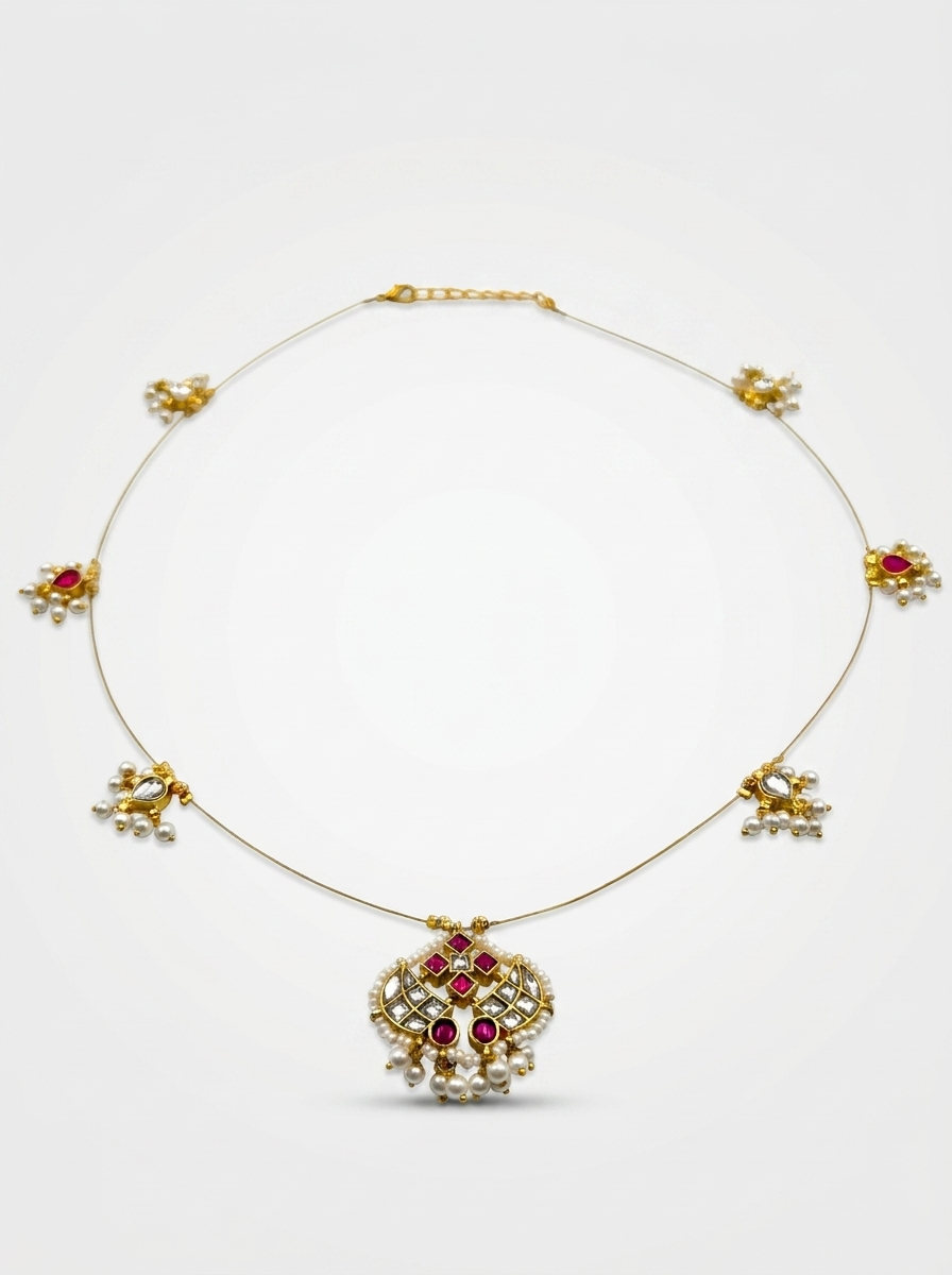 Ruhani Jadau Kundan Chain