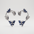Midnight Flutter Ear Cuffs