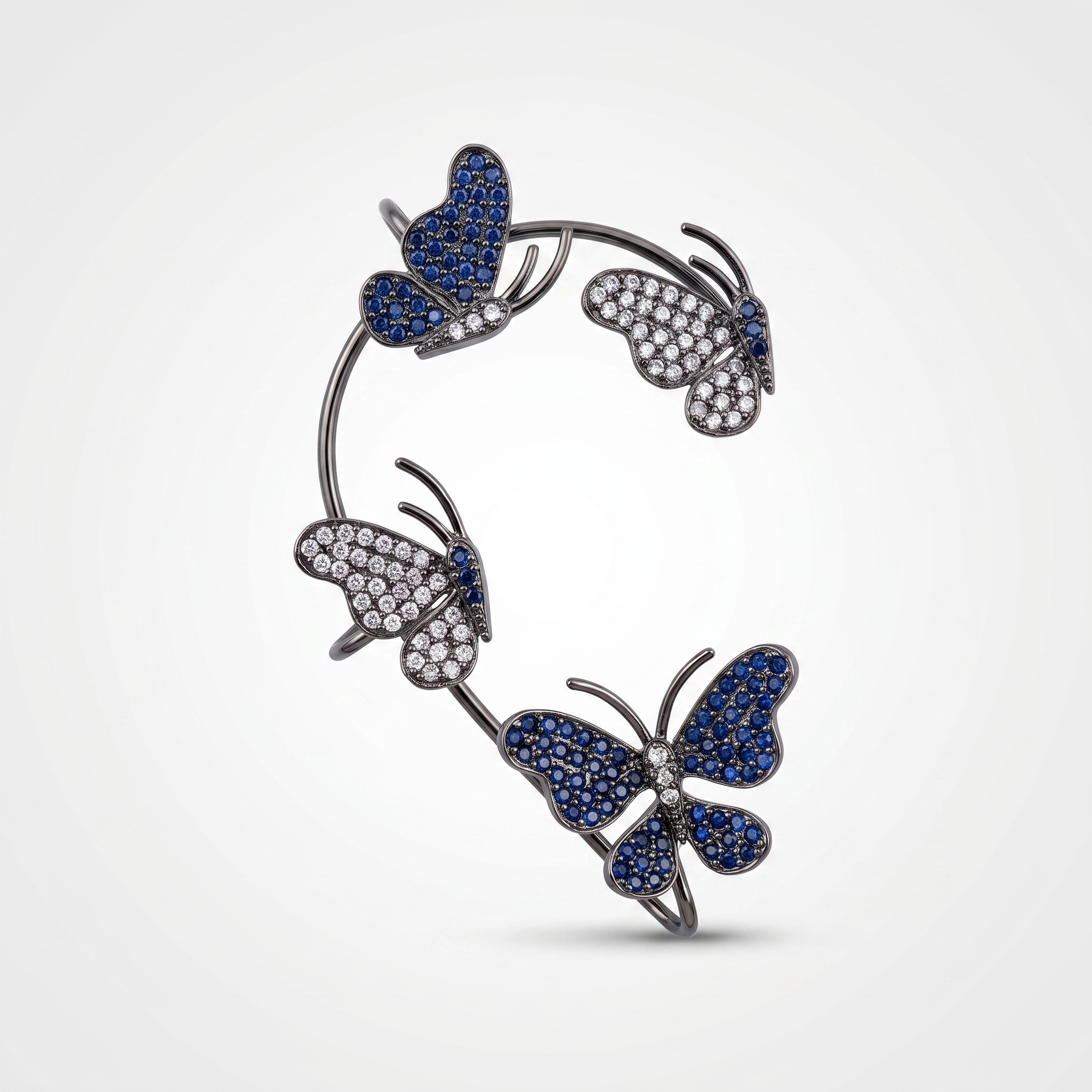 Midnight Flutter Ear Cuffs