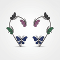 Flutter Bloom Ear Cuffs