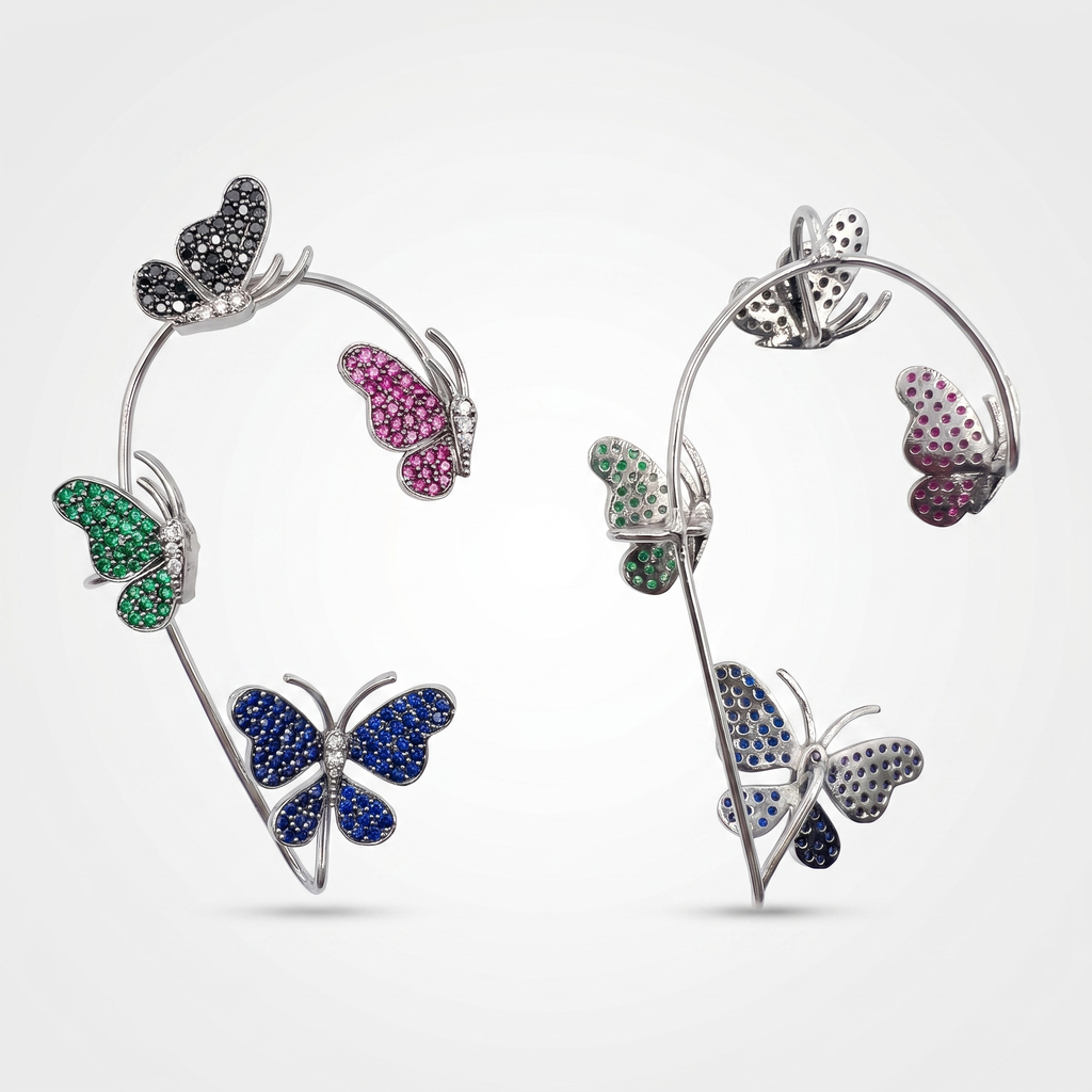 Flutter Bloom Ear Cuffs