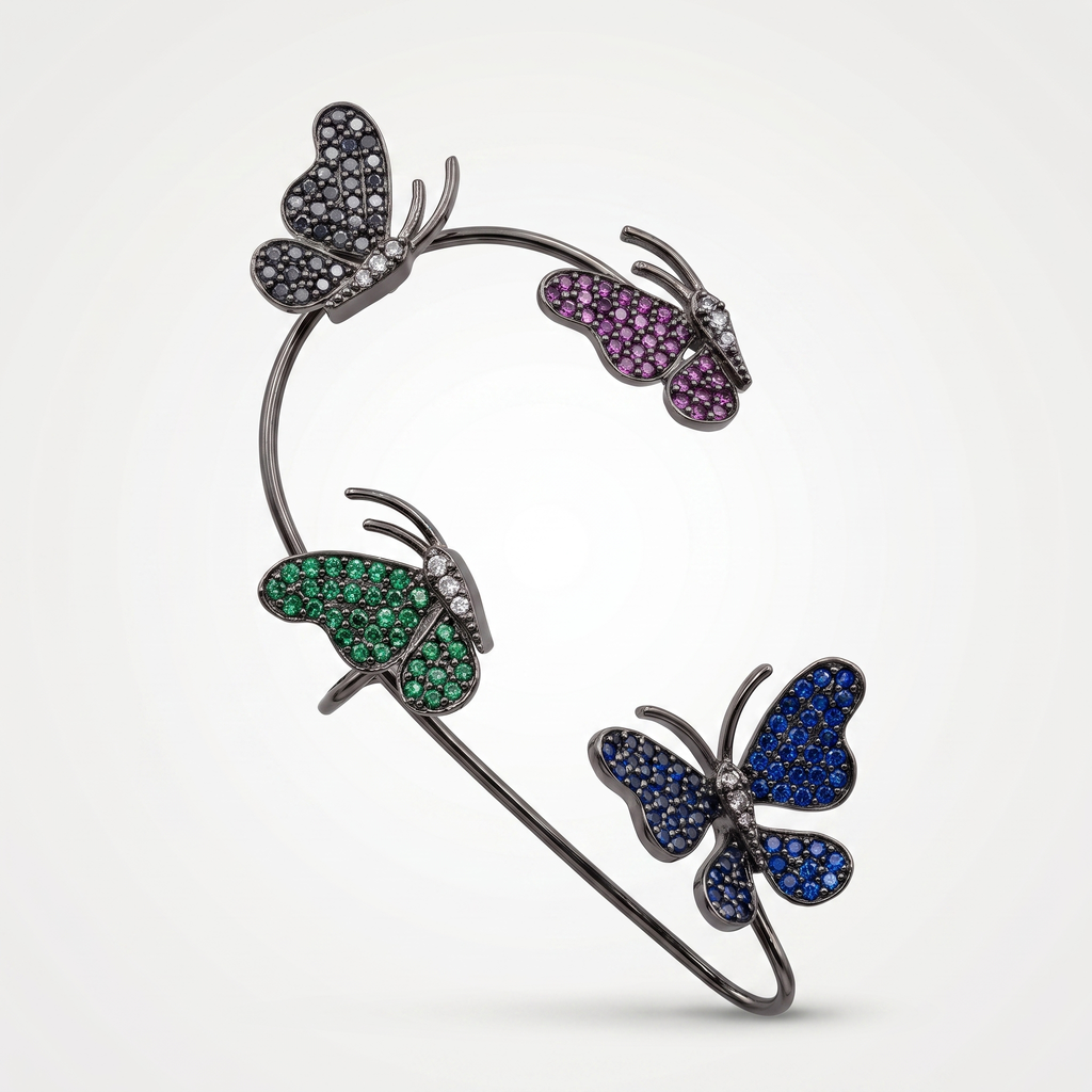 Flutter Bloom Ear Cuffs