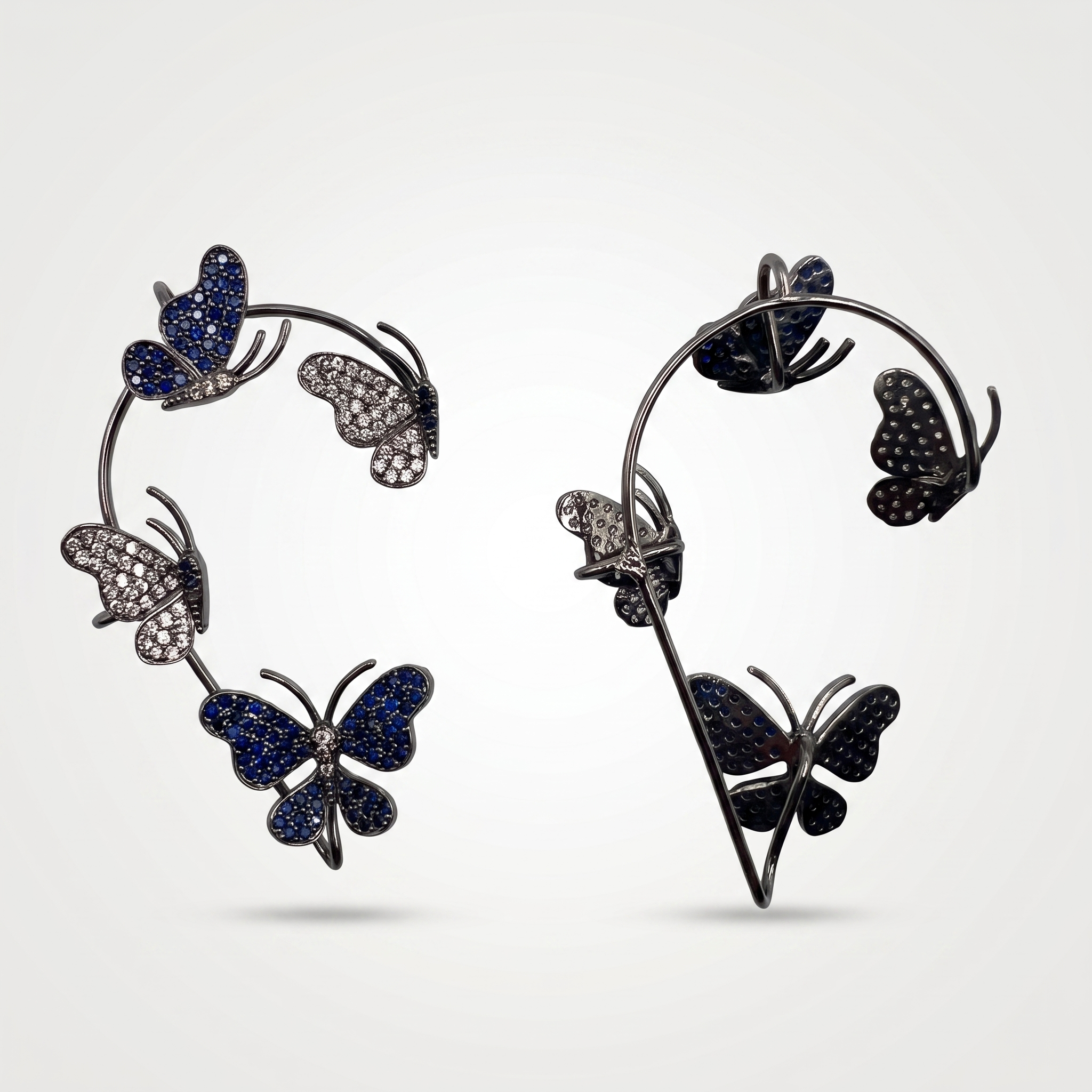 Midnight Flutter Ear Cuffs