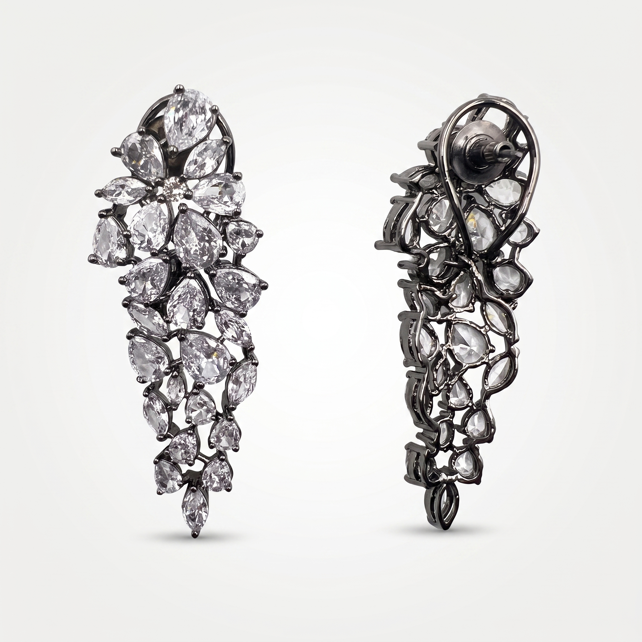 Celeste Cascade Zircon Earring