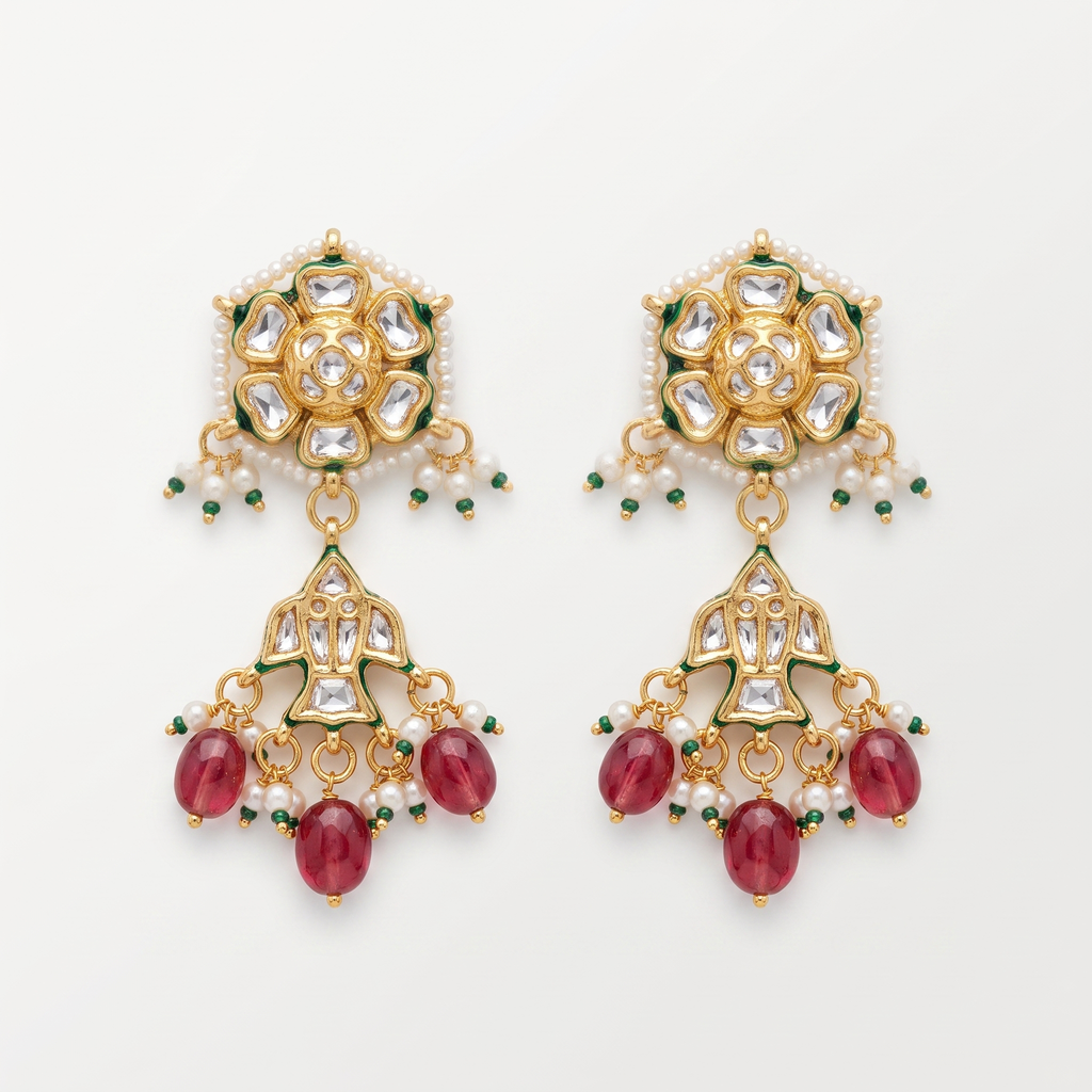 Gulrukh Kundan Set