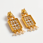 Rajsi Frame Kundan Earrings