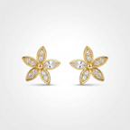 Golden Blossom Spark Earrings | Anti-tarnish
