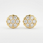 Aurelia Floral Stud Earrings | Anti-tarnish