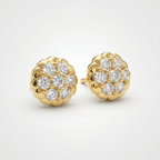 Aurelia Floral Stud Earrings | Anti-tarnish