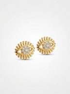 Celestial Evil Eye Stud Earrings | Anti-tarnish