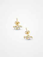 Ira Bloom Stud  Earrings | Anti-tarnish