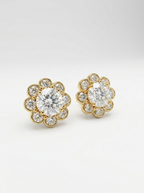 Noor Daisy Stud Earrings | Anti-tarnish