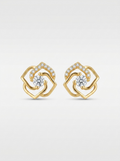 Celestia Twist Stud Earrings | Anti-tarnish