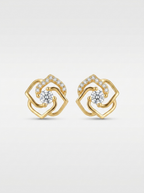 Celestia Twist Stud Earrings | Anti-tarnish