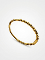 Gold Beaded Bangle | Anti-tarnish