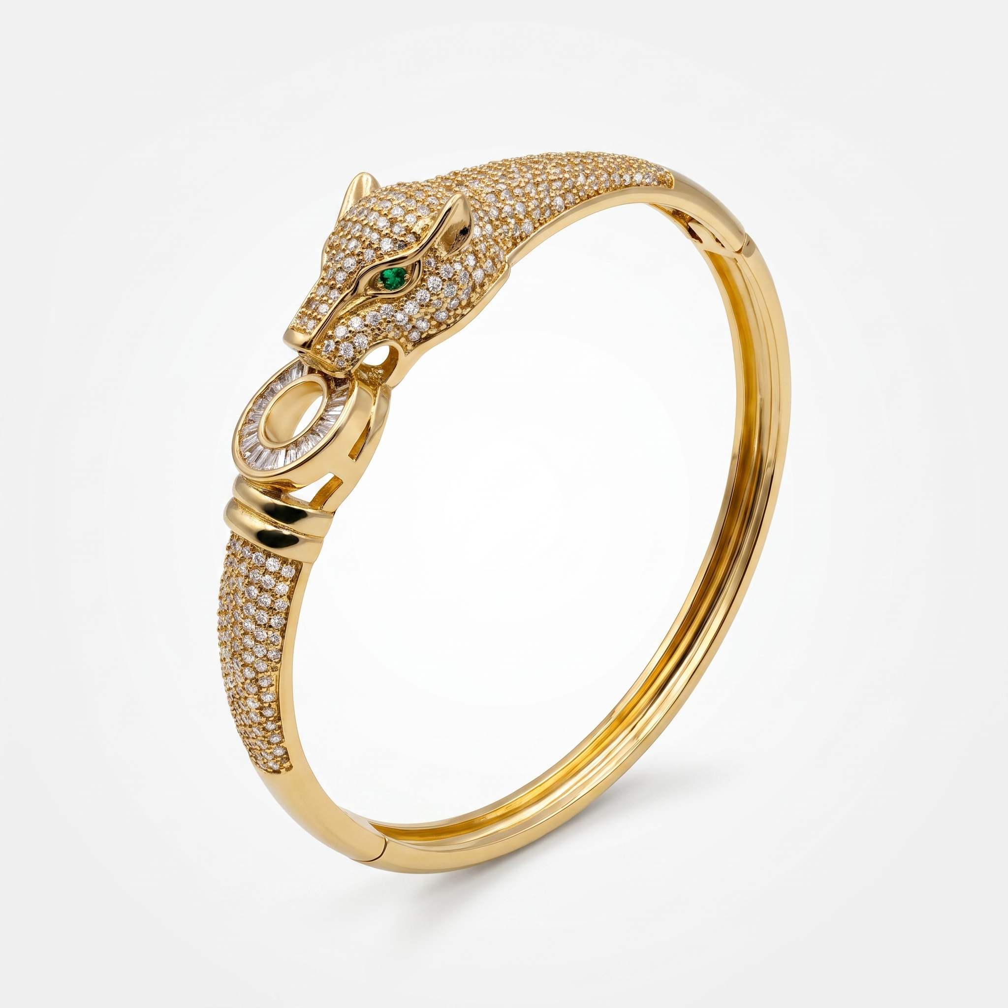 Panther Bangle & Ring Set | Anti-tarnish