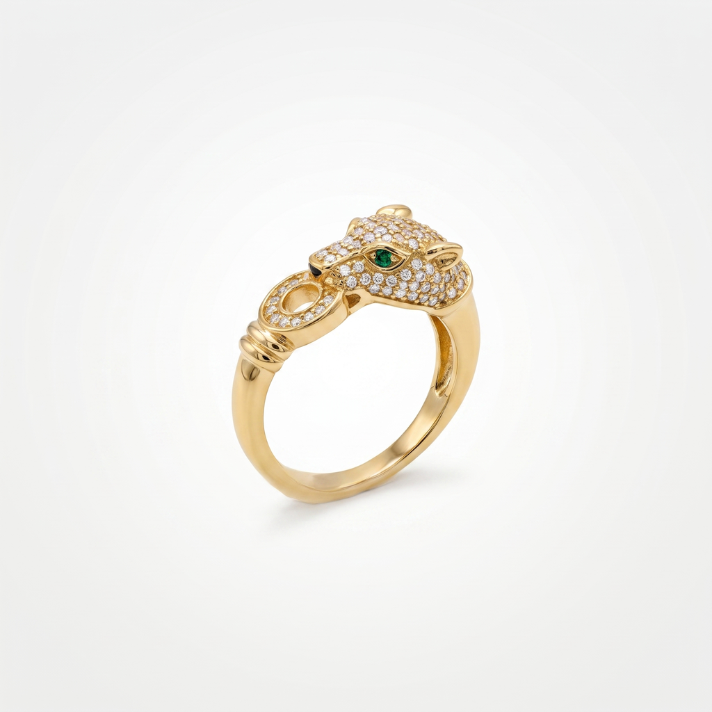 Panther Bangle & Ring Set | Anti-tarnish
