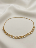 Emerald Cut Moissanite Necklace Set