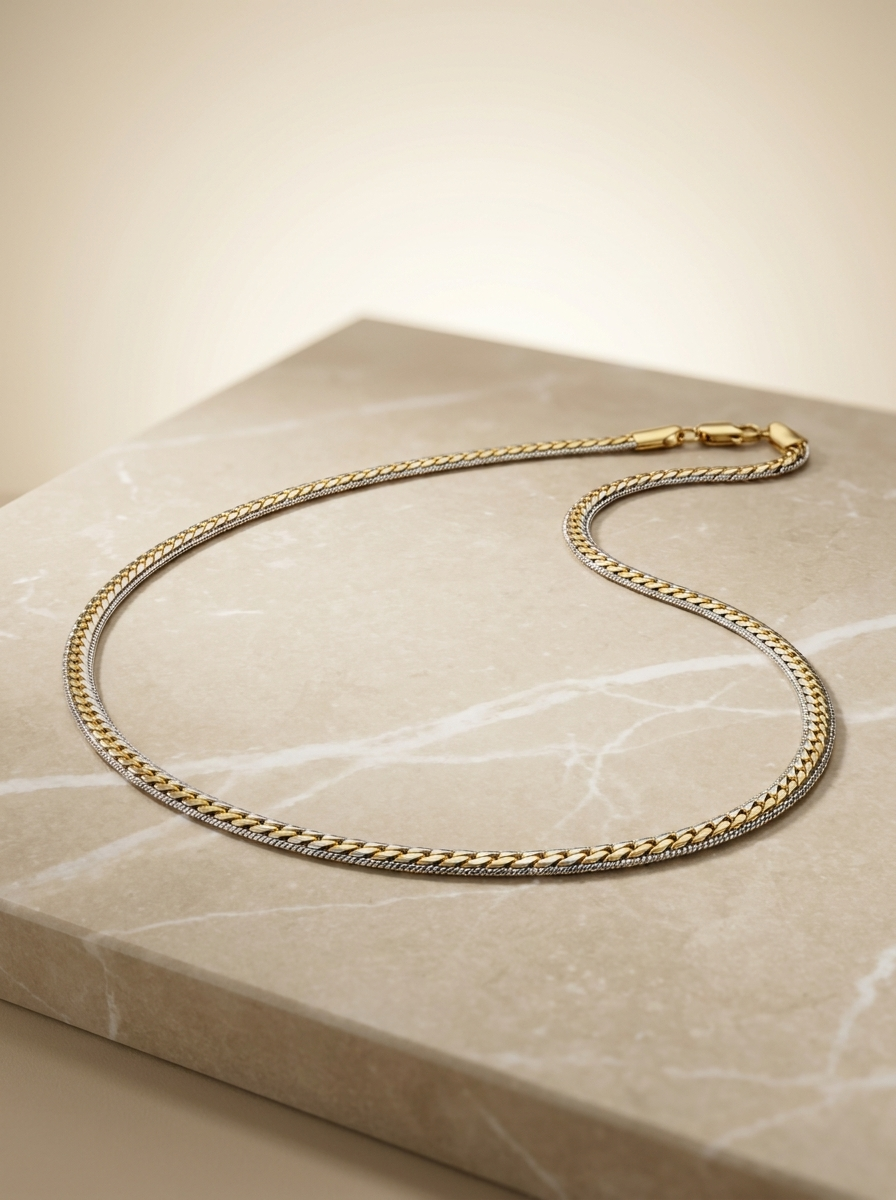 Astra Dual Tone Chain | Anti-tarnish
