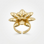 Gold Flower Ring |  Anti-Tarnish