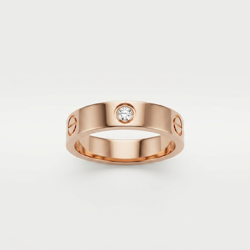 Rose Gold Luxe Band Ring | Anti-Tarnish