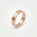 Rose Gold Luxe Band Ring | Anti-Tarnish