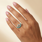 Evil Eye Ring |  Anti-Tarnish