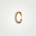 Celeste Crystal Open Ring | Anti-Tarnish