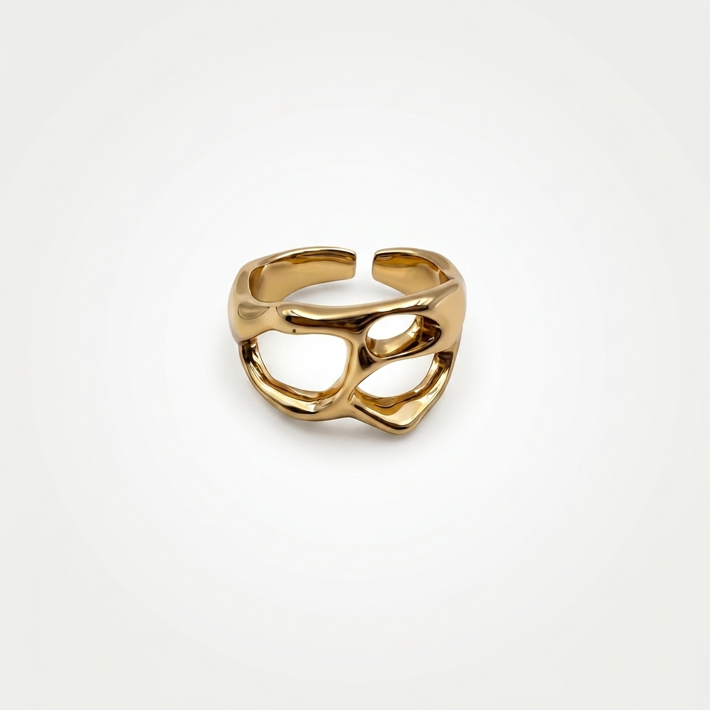 Aura Abstract Ring | Anti-Tarnish