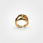 Aura Abstract Ring | Anti-Tarnish
