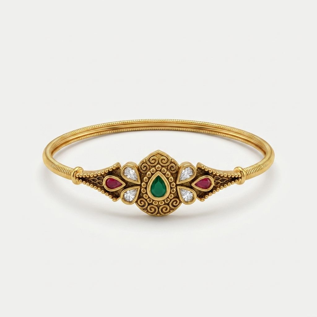 Emerald Ruby Heritage Bracelet