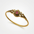 Ruby Kundan Heritage Bracelet