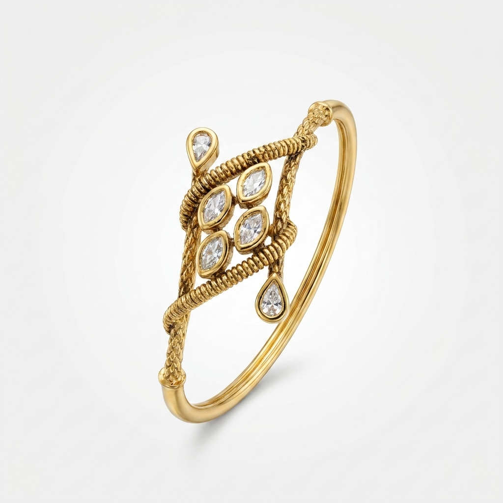 Diamond Shape Stone Bracelet