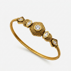 Gold Radiant Stone Bracelet