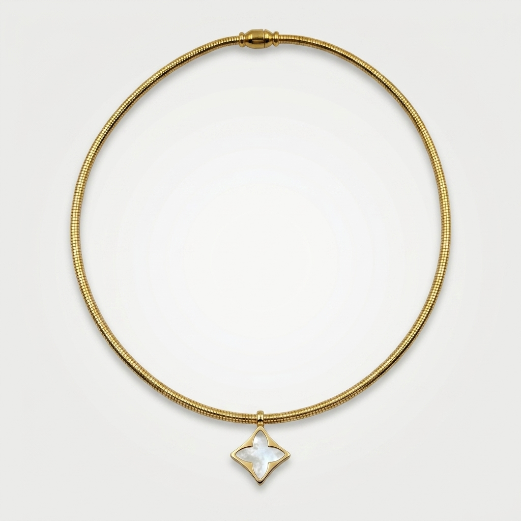 Gold Clover Pendant Necklace | Anti-tarnish