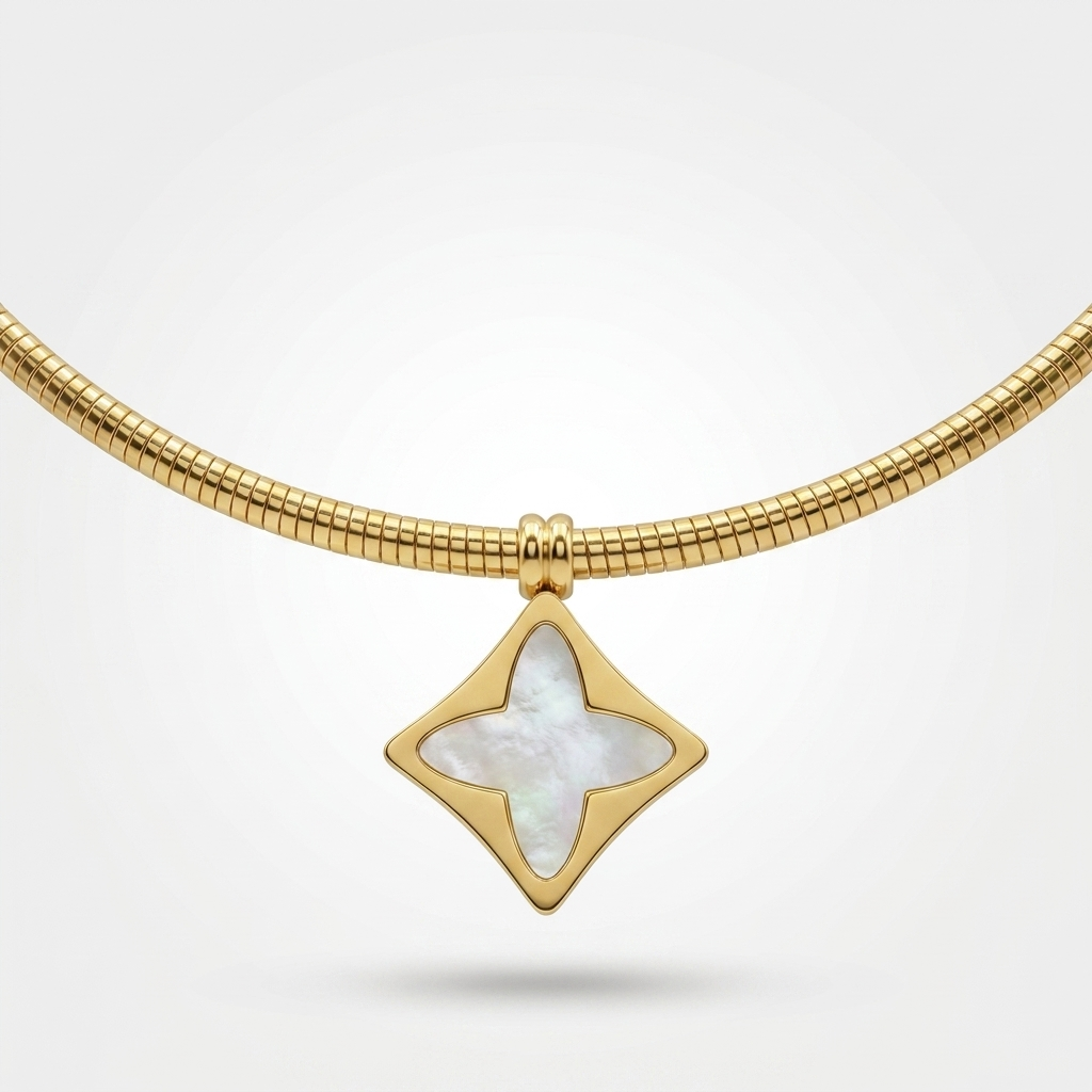 Gold Clover Pendant Necklace | Anti-tarnish