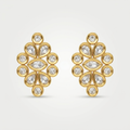 Kundan Floral Stud Earrings