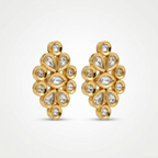 Kundan Floral Stud Earrings