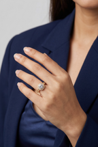American diamond Halo Ring