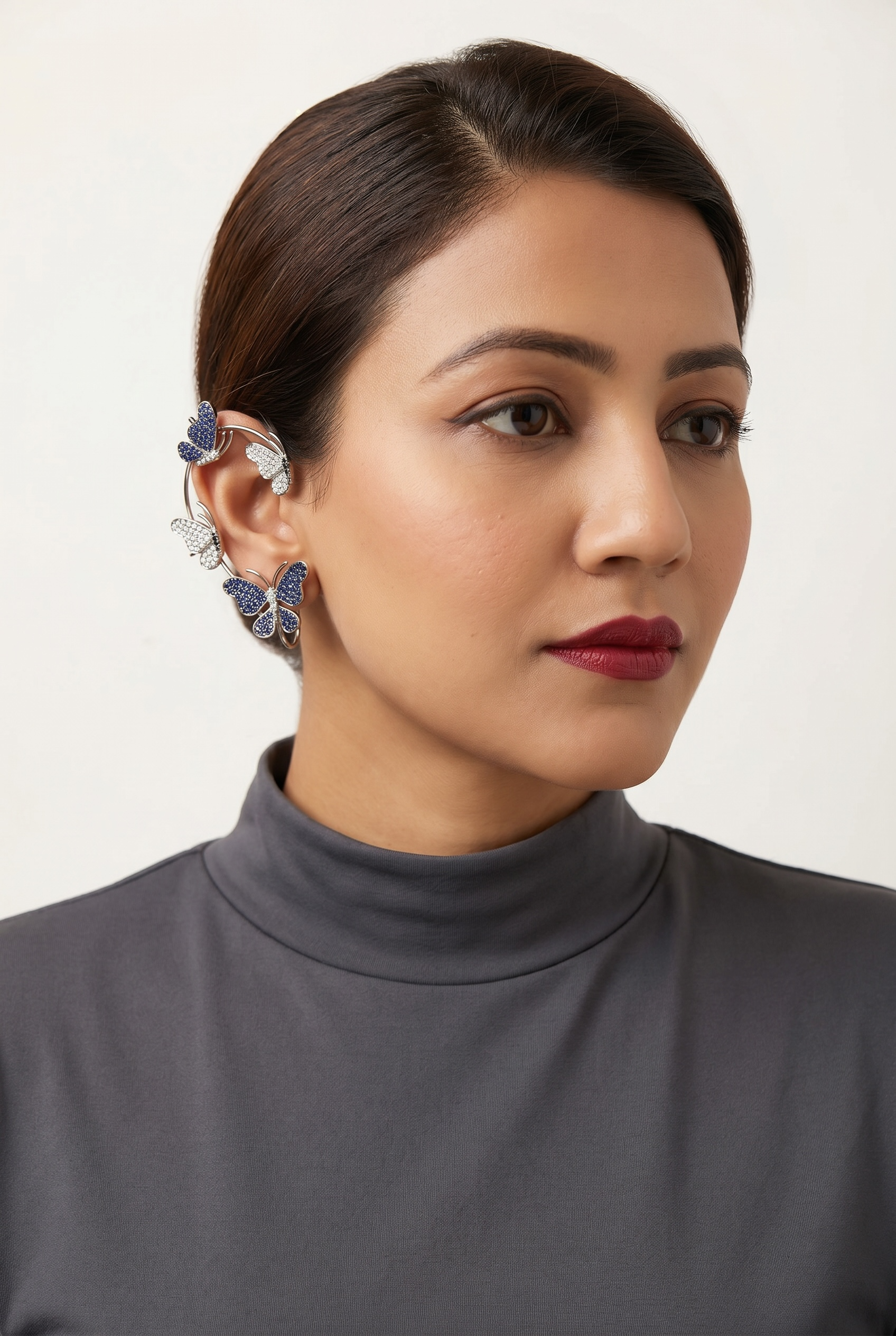 Midnight Flutter Ear Cuffs