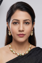 Oval Shaped Moissanite Choker Set