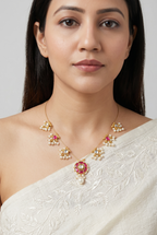 Gulnaar Jadau Pearl Chain
